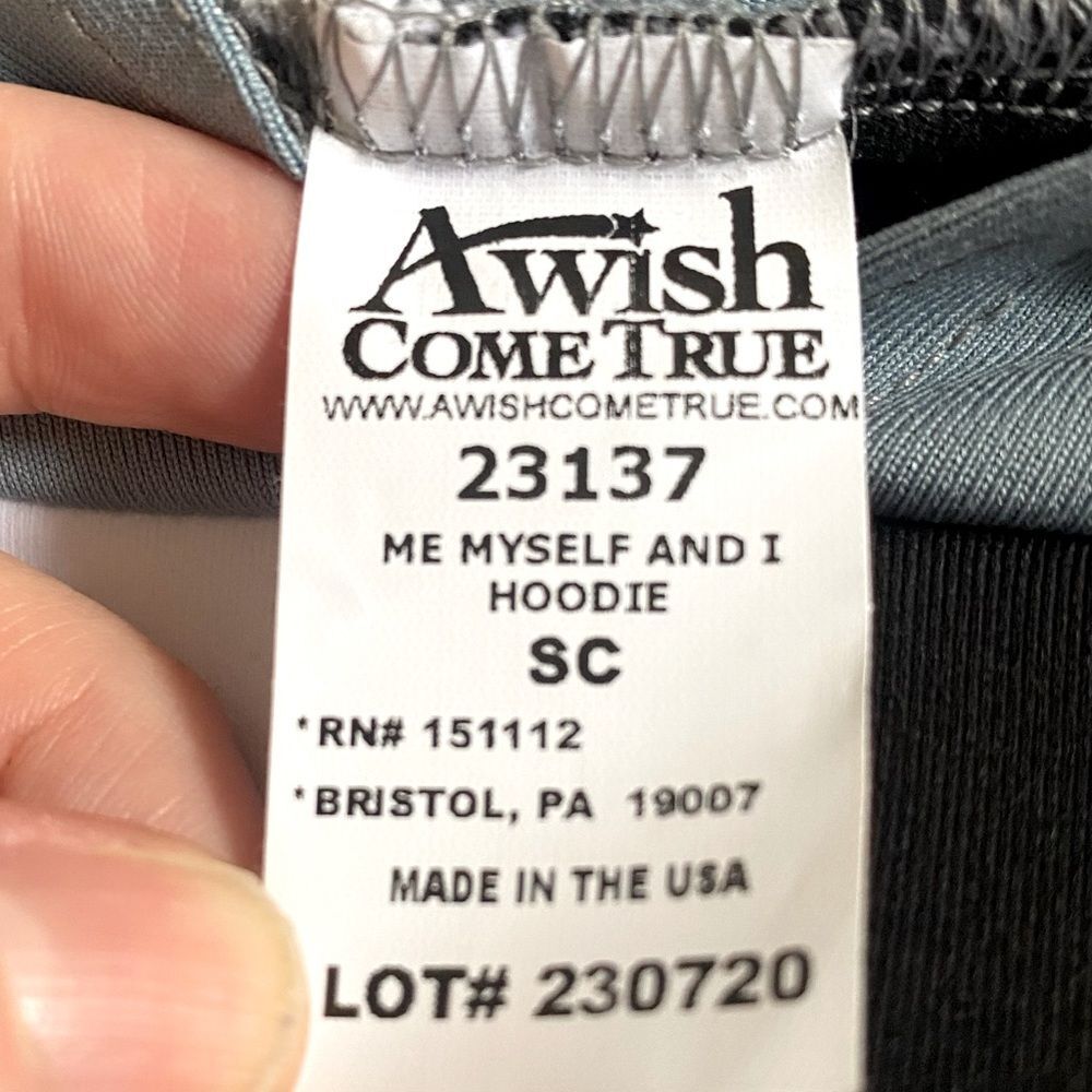A Wish Come True Kids Black Tracksuit SC 7 8 Dance Costume Hoodie Jogger 23137 - Picture 7 of 8